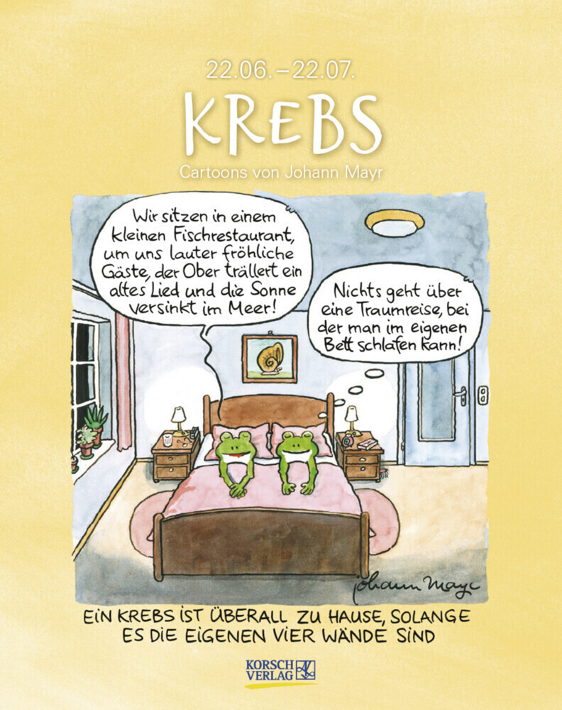 Cover: 9783731869467 | Krebs 2024 | Korsch Verlag | Kalender | Spiralbindung | 13 S. | 2024
