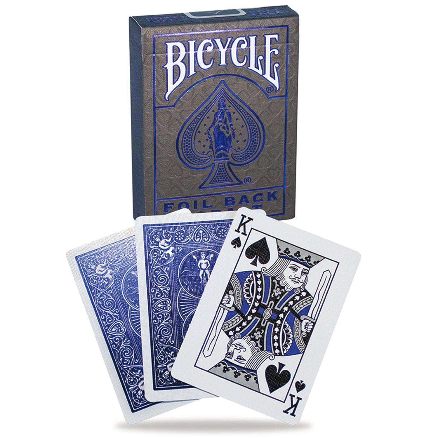 Cover: 73854024416 | Bicycle Mettaluxe Blue | United States Playing Card Company | Spiel