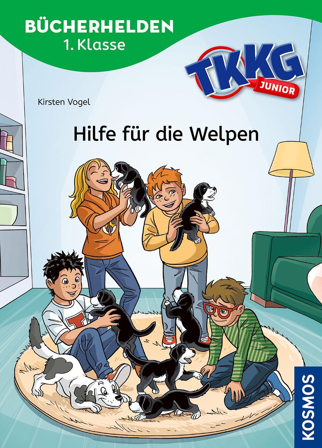 Cover: 9783440176252 | TKKG Junior, Bücherhelden 1. Klasse, Hilfe für die Welpen | Vogel