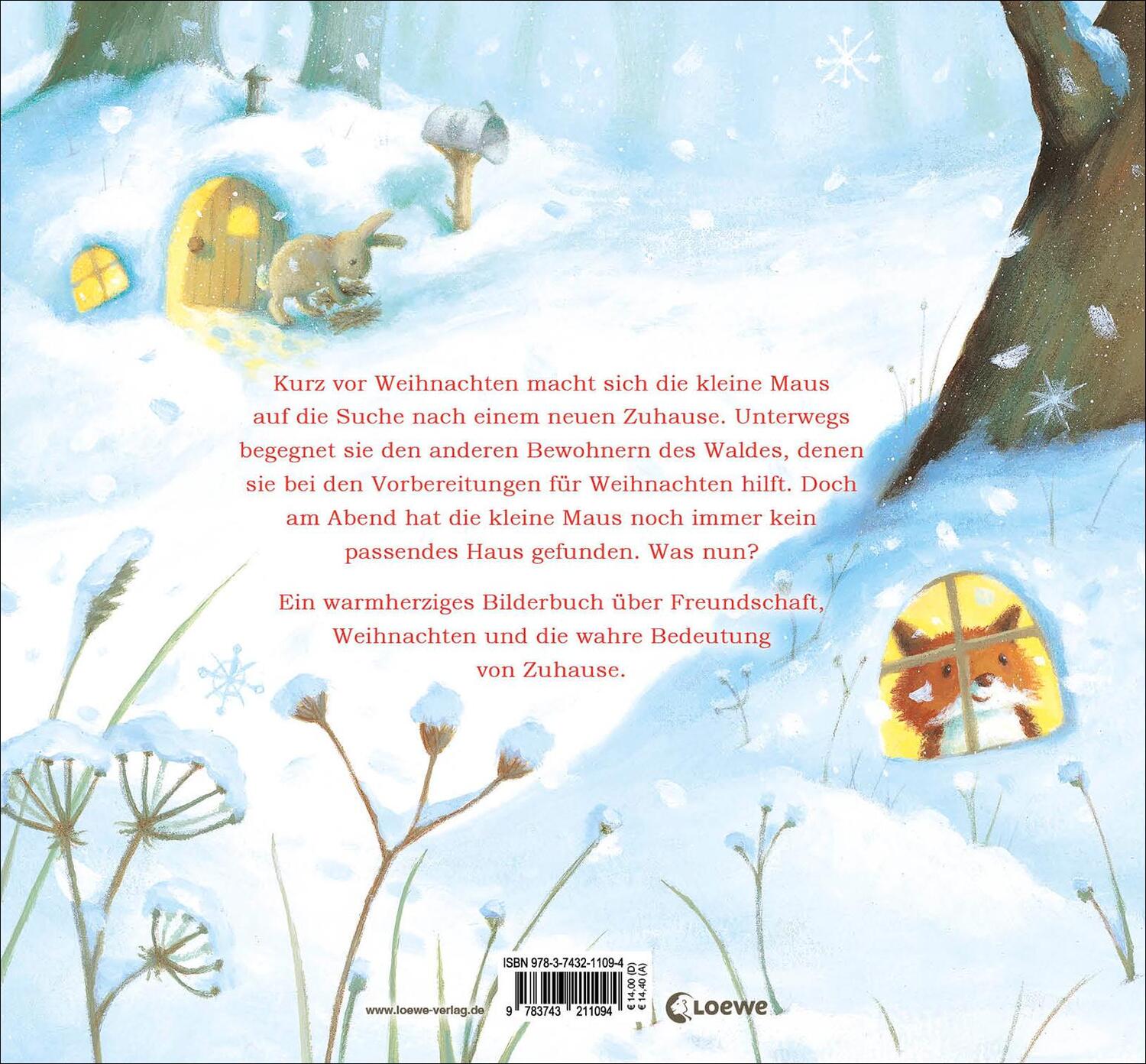 Rückseite: 9783743211094 | Die kleine Maus feiert Weihnachten | Rebecca Harry | Buch | Deutsch