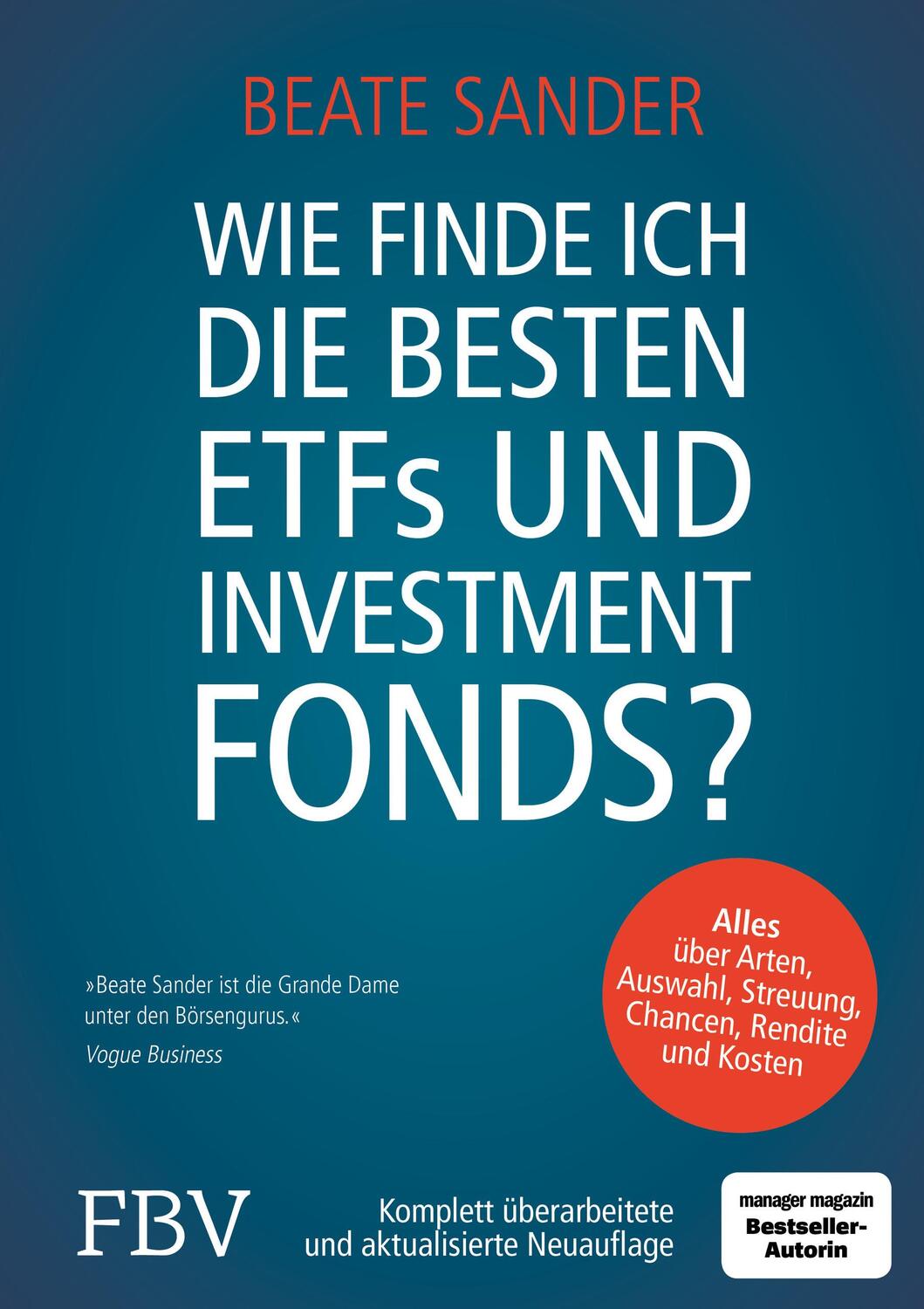 Cover: 9783959721738 | Wie finde ich die besten ETFs und Investmentfonds? | Beate Sander