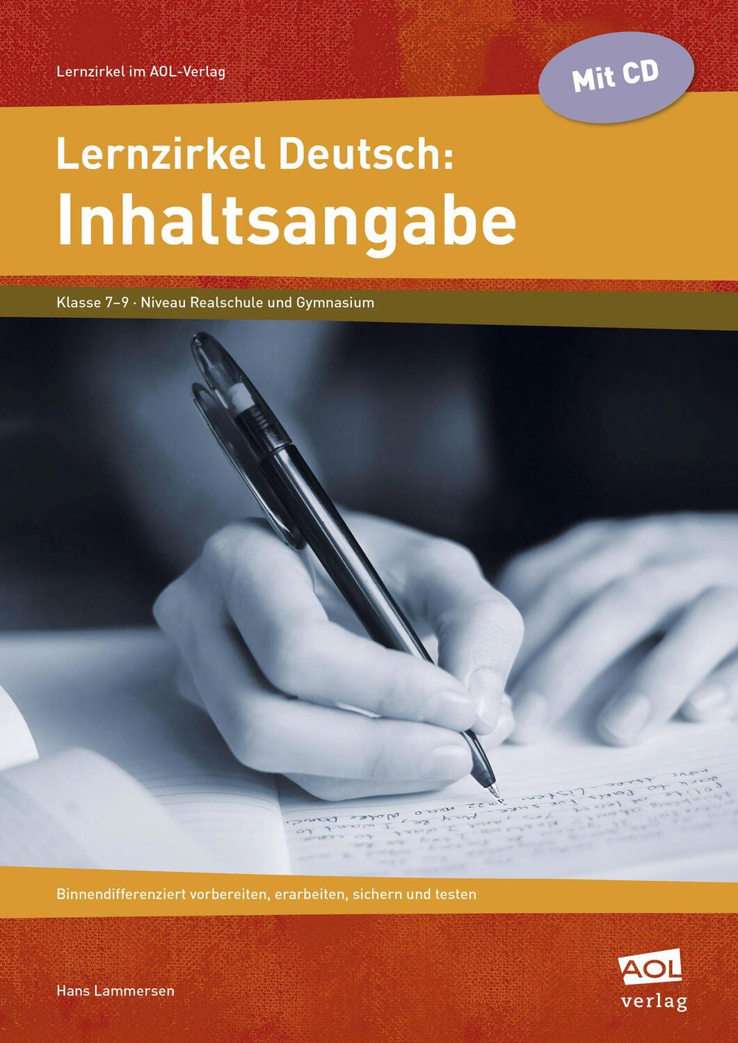 Cover: 9783403103417 | Lernzirkel Deutsch: Inhaltsangabe | Hans Lammersen | Deutsch | 2016