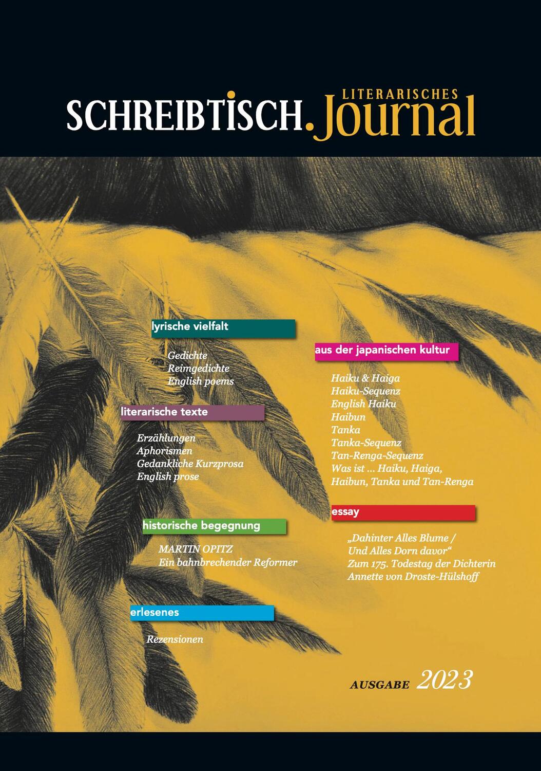 Cover: 9783946112914 | SCHREIBTISCH | Literarisches Journal - Ausgabe 2023 | Karina Lotz