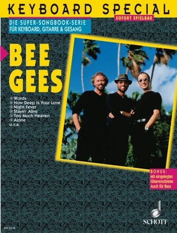 Cover: 9790001124065 | Bee Gees | Keyboard, Gitarre und Gesang | Schott Music