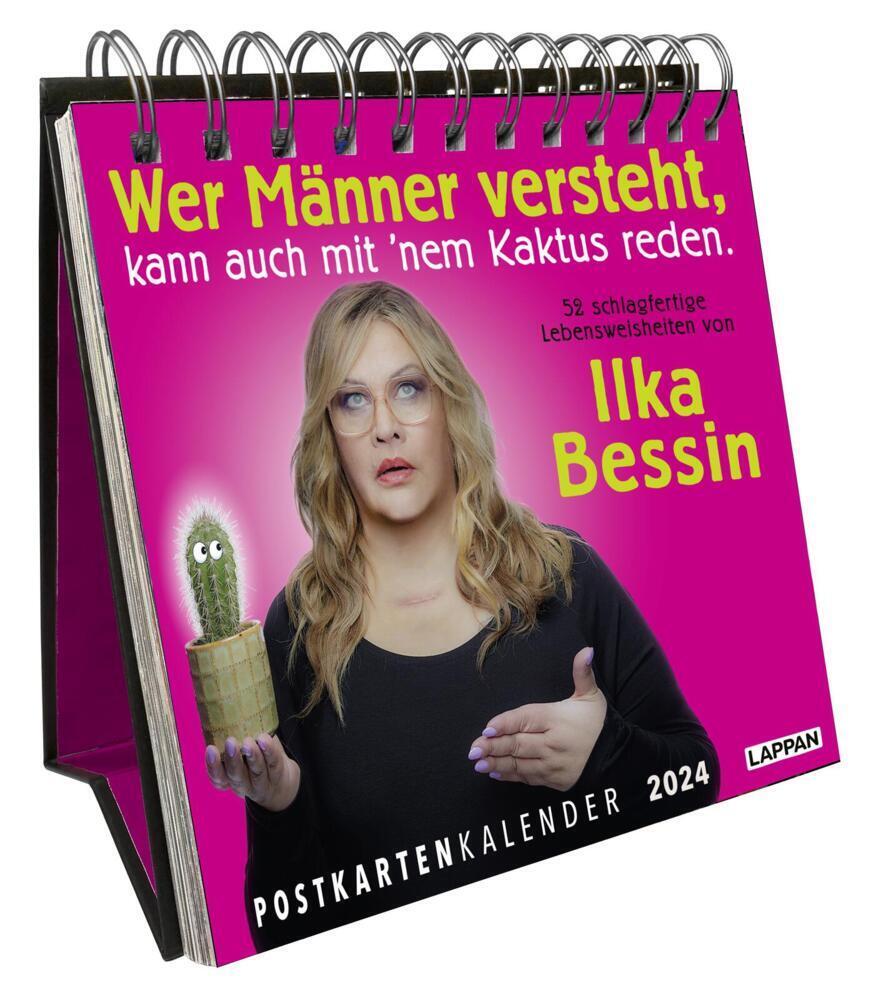 Cover: 9783830321118 | Der Ilka Bessin-Postkartenkalender 2024 - 52 schlagfertige...