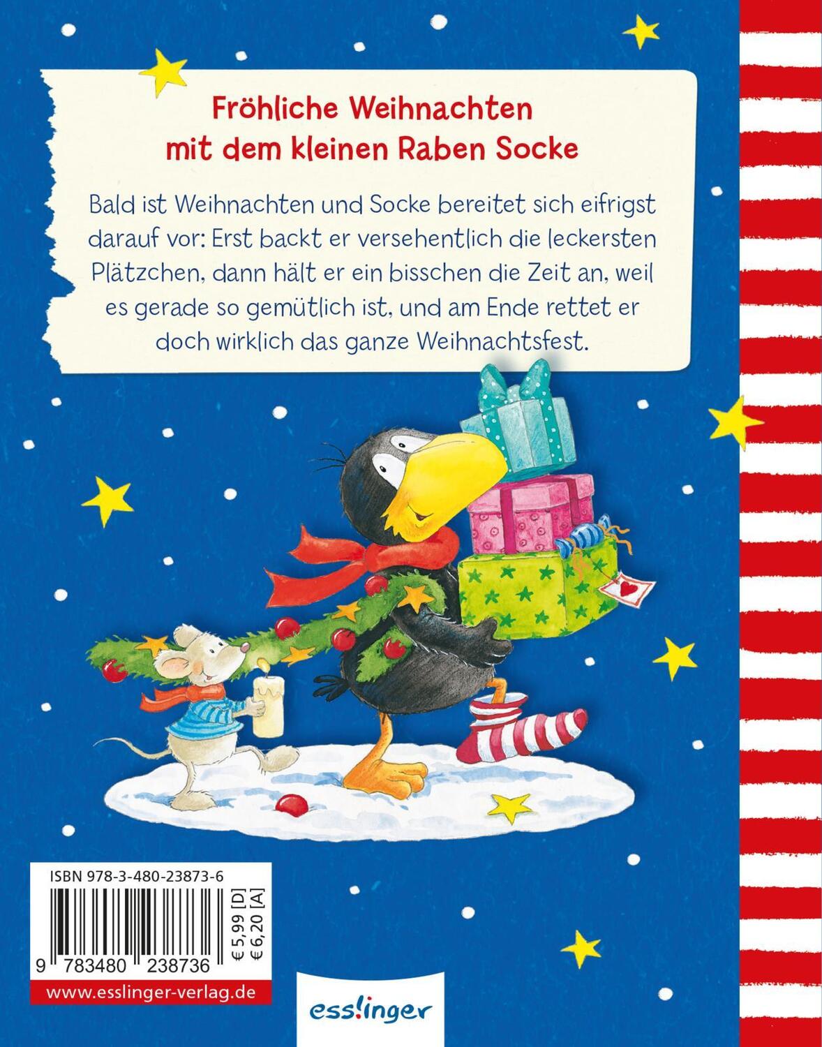 Rückseite: 9783480238736 | Der kleine Rabe Socke: Alles feiert! | Nele Moost | Buch | 32 S.