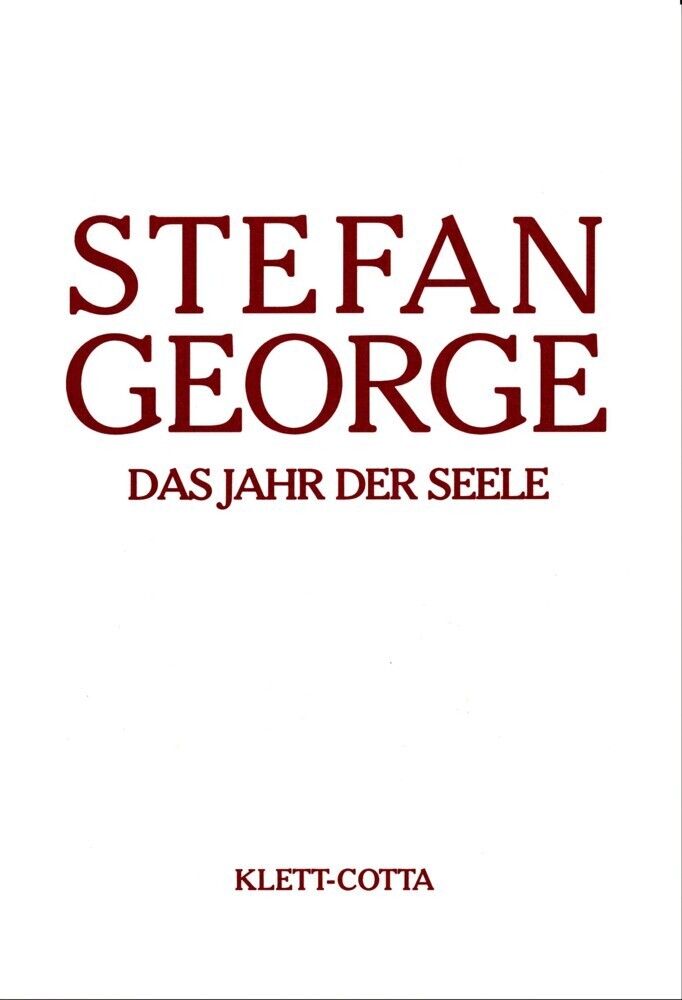 Cover: 9783608951110 | Sämtliche Werke in 18 Bänden, Band 4. Das Jahr der Seele (Sämtliche...