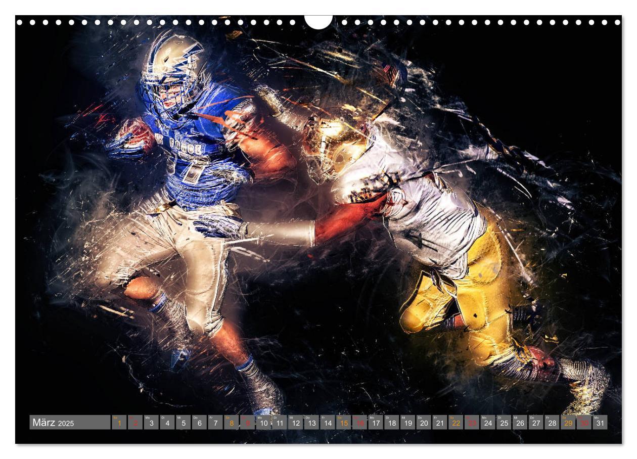 Bild: 9783435329694 | American Football - so cool (Wandkalender 2025 DIN A3 quer),...