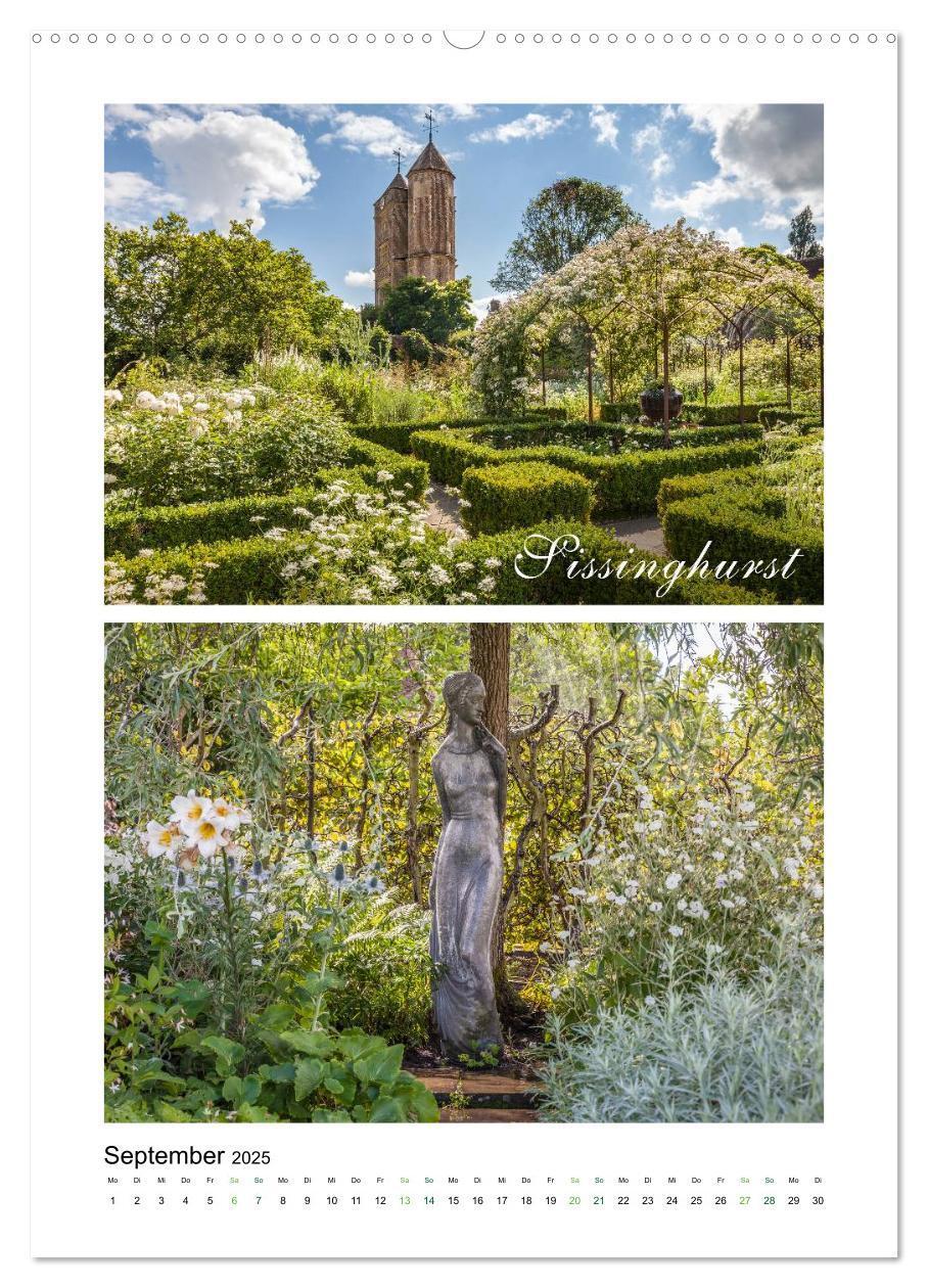 Bild: 9783457033296 | Gartenparadiese in England (Wandkalender 2025 DIN A2 hoch),...