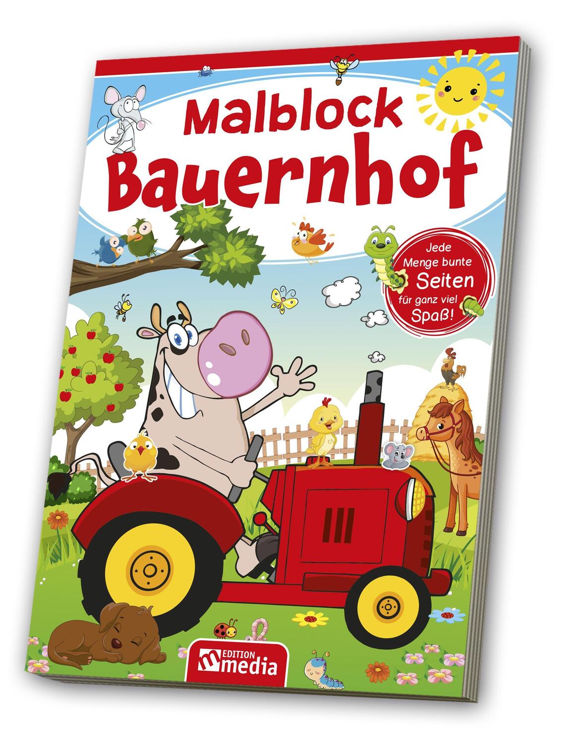 Cover: 4019393988761 | Malblock A5 - Bauernhof | 80 Blatt | Taschenbuch | Deutsch | 2023
