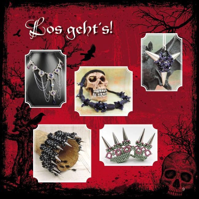 Bild: 9783940577214 | Beads go Gothic | Dunkel romantische Fädeleien aus Glasperlen | Buch