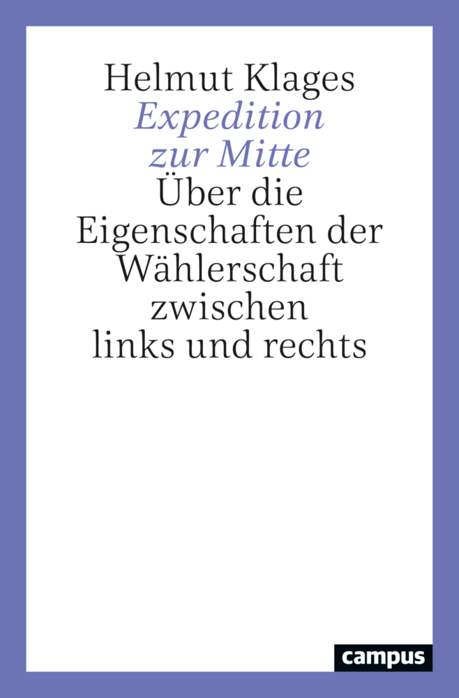 Cover: 9783593515687 | Expedition zur Mitte | Helmut Klages | Taschenbuch | 120 S. | Deutsch
