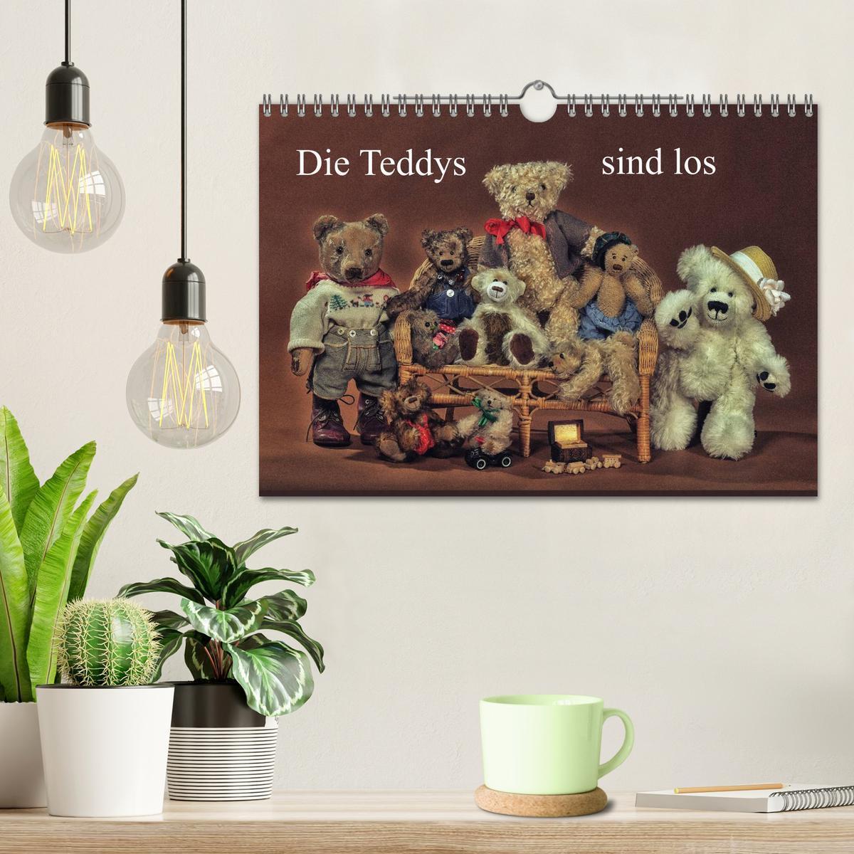 Bild: 9783435627592 | Die Teddys sind los (Wandkalender 2025 DIN A4 quer), CALVENDO...