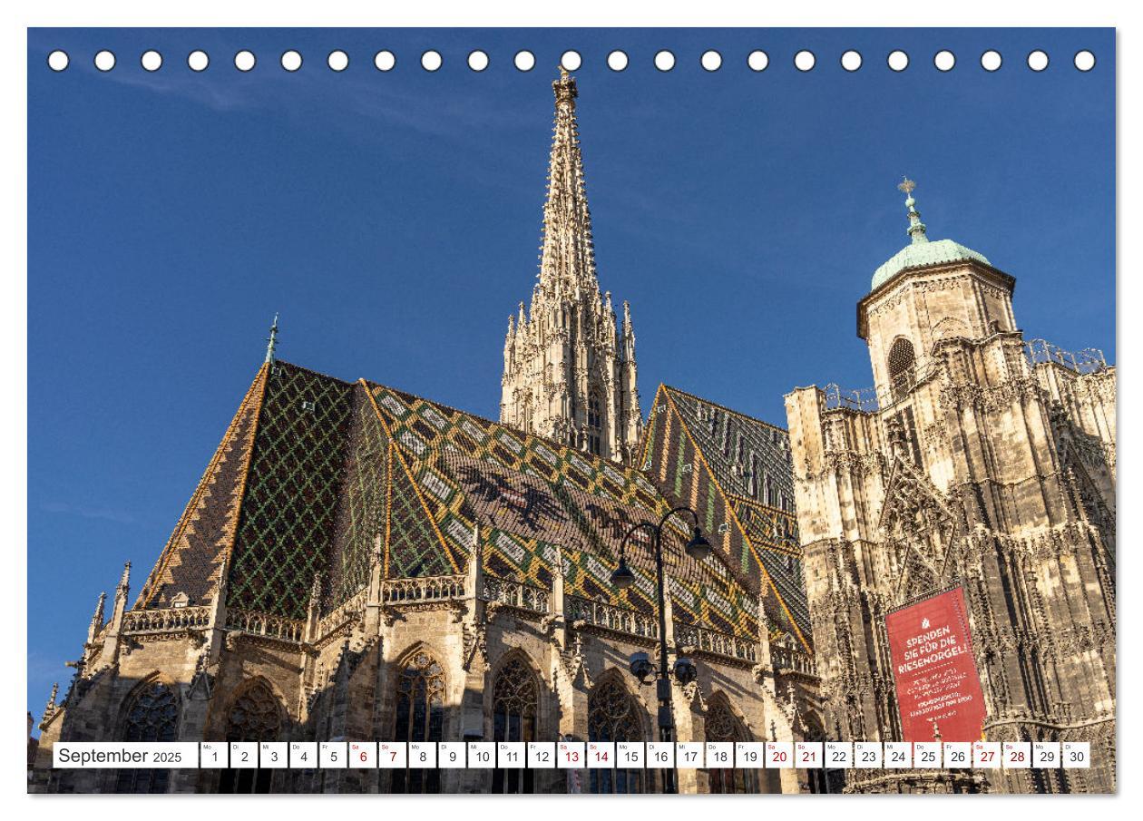 Bild: 9783435095698 | Kirchen in Wien (Tischkalender 2025 DIN A5 quer), CALVENDO...