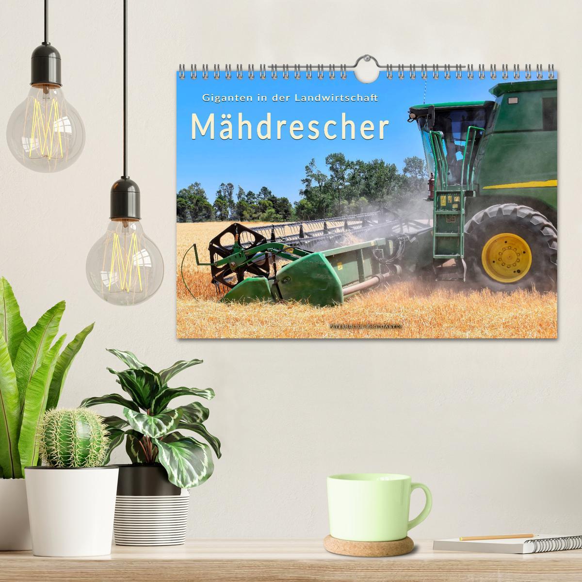 Bild: 9783435292233 | Giganten in der Landwirtschaft - Mähdrescher (Wandkalender 2025 DIN...