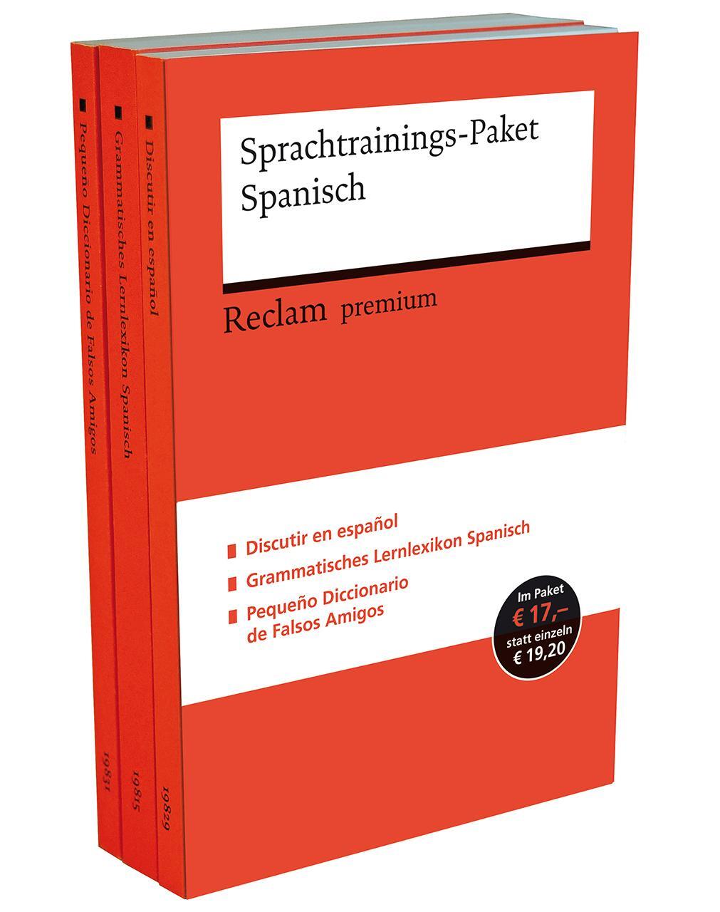 Cover: 9783150300879 | Sprachtrainings-Paket Spanisch | 3 Bände eingeschweißt | Taschenbuch