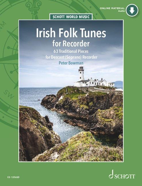 Cover: 9781847614971 | Irish Folk Tunes: Descant Recorder Book with Online Audio | Bowman