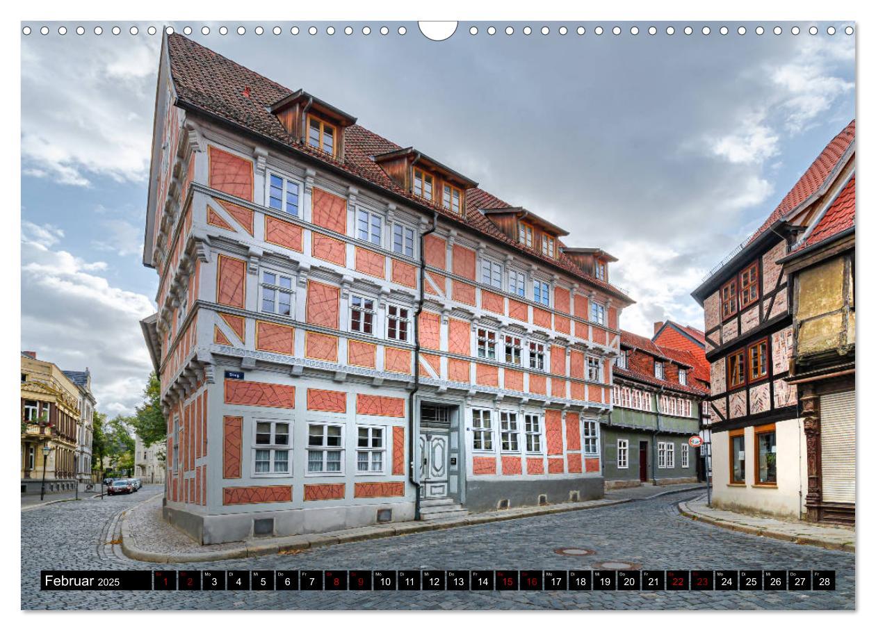 Bild: 9783435222711 | Fachwerkstadt Quedlinburg (Wandkalender 2025 DIN A3 quer), CALVENDO...