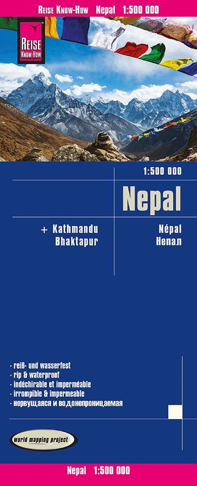 Cover: 9783831774395 | Reise Know-How Landkarte Nepal 1:500.000 | Rump | (Land-)Karte | 2020