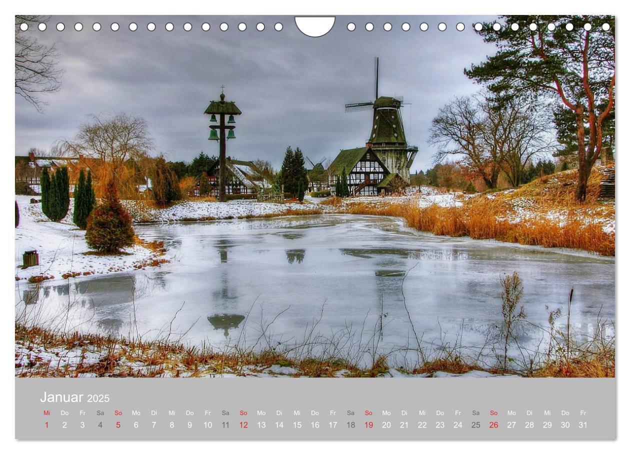 Bild: 9783435801756 | Mühlenmuseum Gifhorn (Wandkalender 2025 DIN A4 quer), CALVENDO...