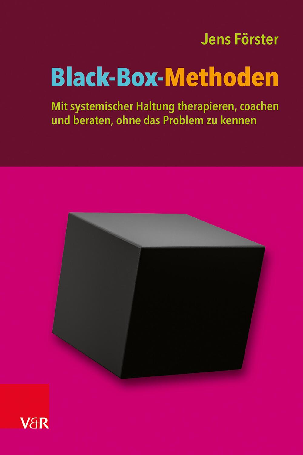 Cover: 9783525400357 | Black-Box-Methoden | Jens Förster | Taschenbuch | 235 S. | Deutsch