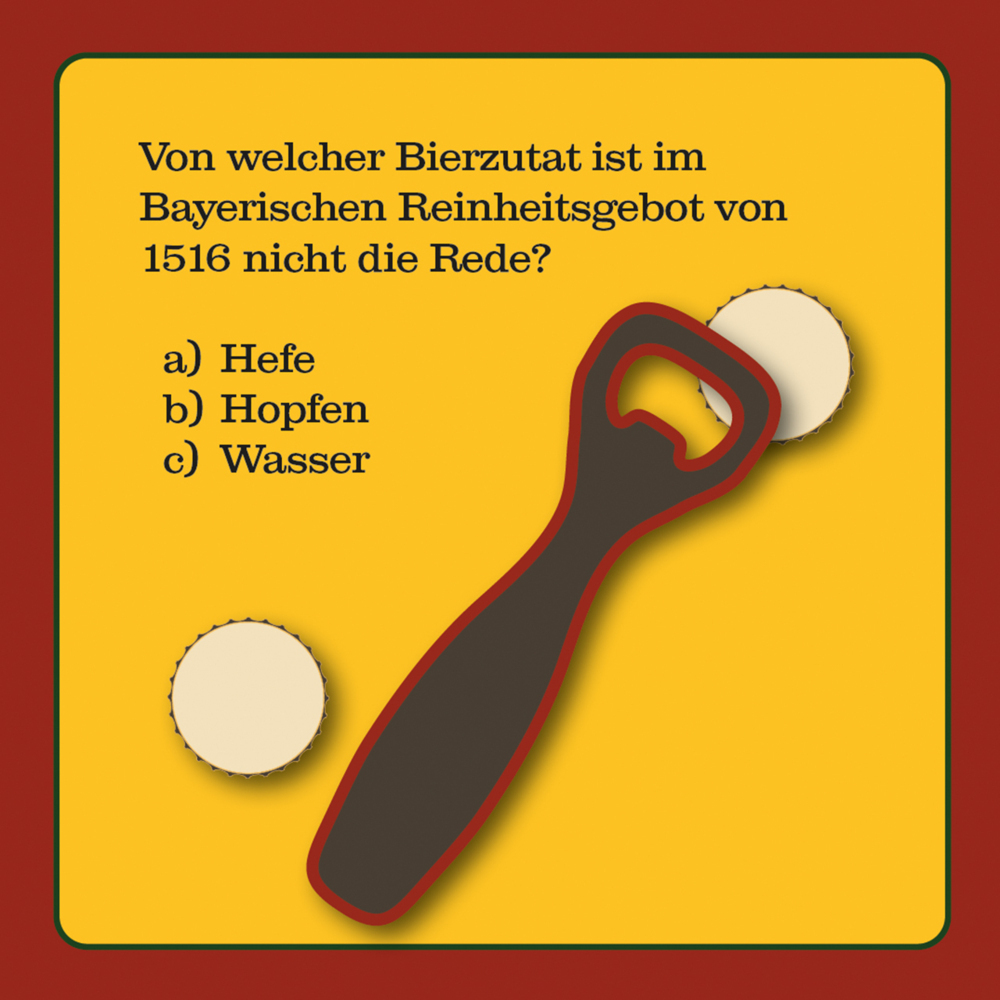 Bild: 4250364119160 | Bier-Quiz (Neuauflage) | Spiel | 66 S. | 1916 | Deutsch | 2021