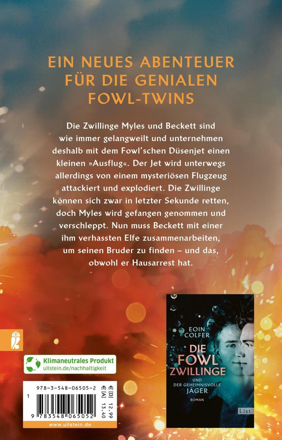 Rückseite: 9783548065052 | Die Fowl-Zwillinge und die große Entführung | Eoin Colfer | Buch