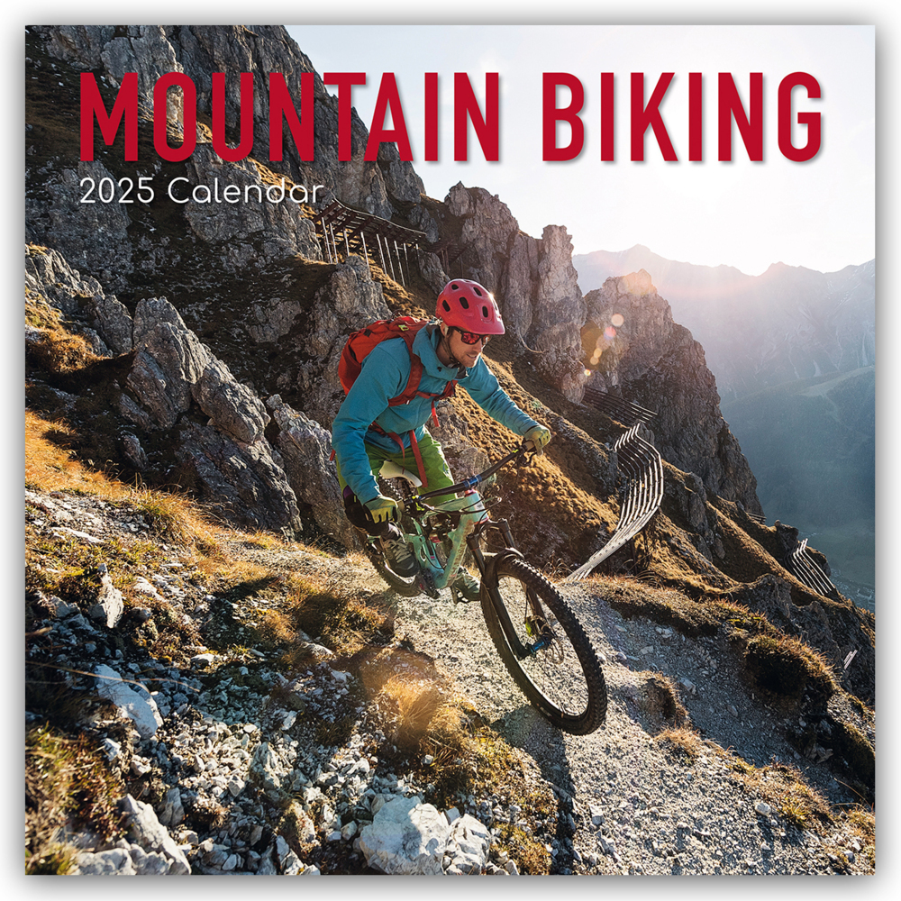 Cover: 9781835361306 | Mountain Biking - Mountainbiken 2025 - 16-Monatskalender | Ltd | 14 S.