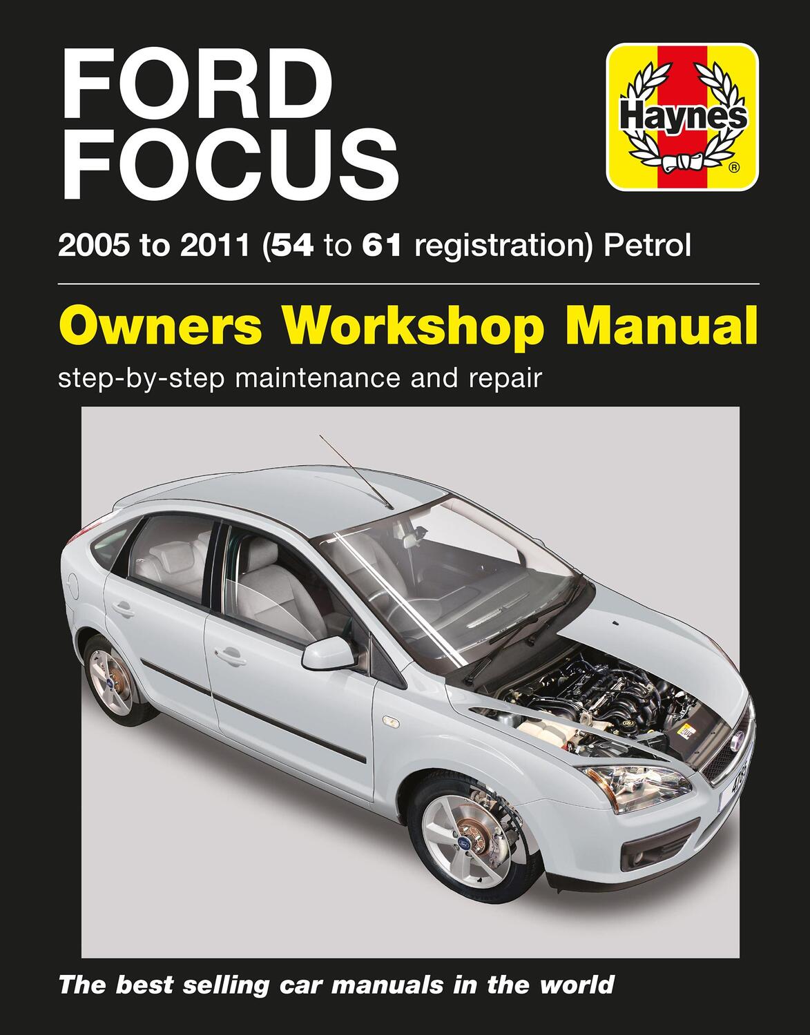 Cover: 9780857338709 | Ford Focus Petrol (05 - 11) 54 to 61 Haynes Repair Manual | Publishing