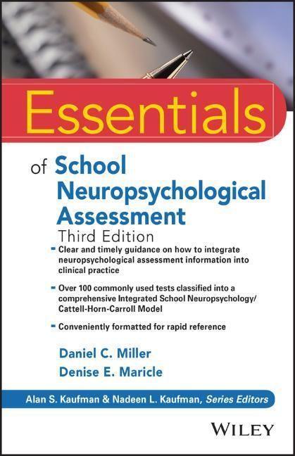 Cover: 9781119533207 | Essentials of School Neuropsychological Assessment | Miller (u. a.)