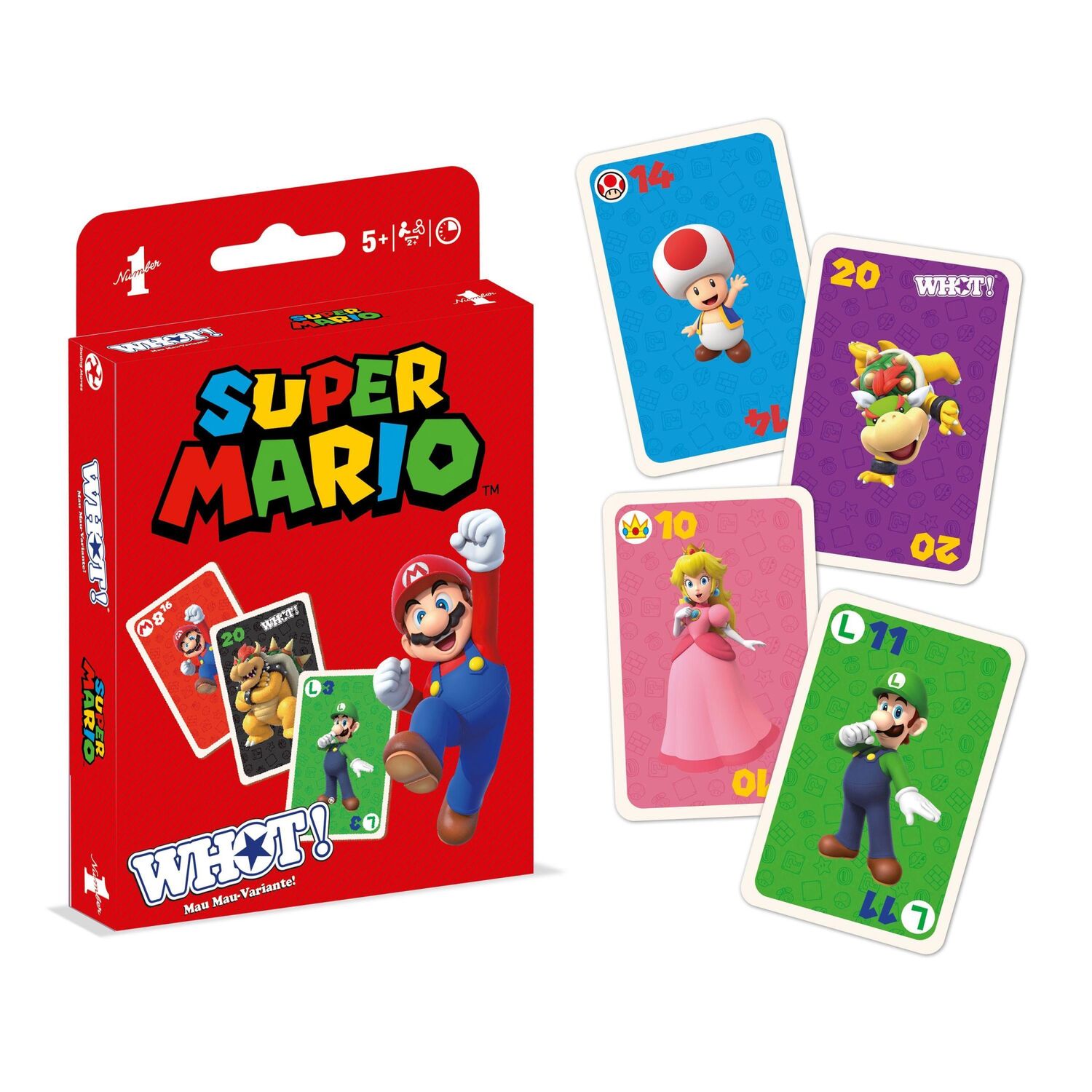 Bild: 4035576048411 | WHOT! (Mau-Mau) Super Mario | Spiel | Brettspiel | Deutsch | 2022