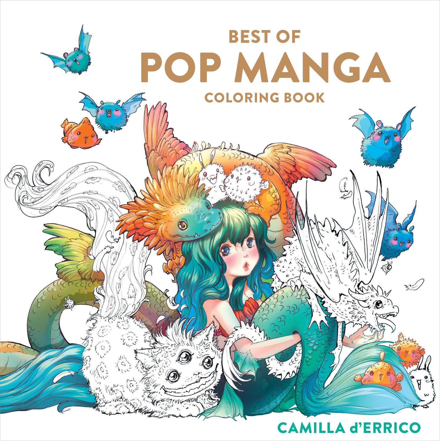 Cover: 9781984862761 | Best of Pop Manga Coloring Book | Camilla D'Errico | Taschenbuch