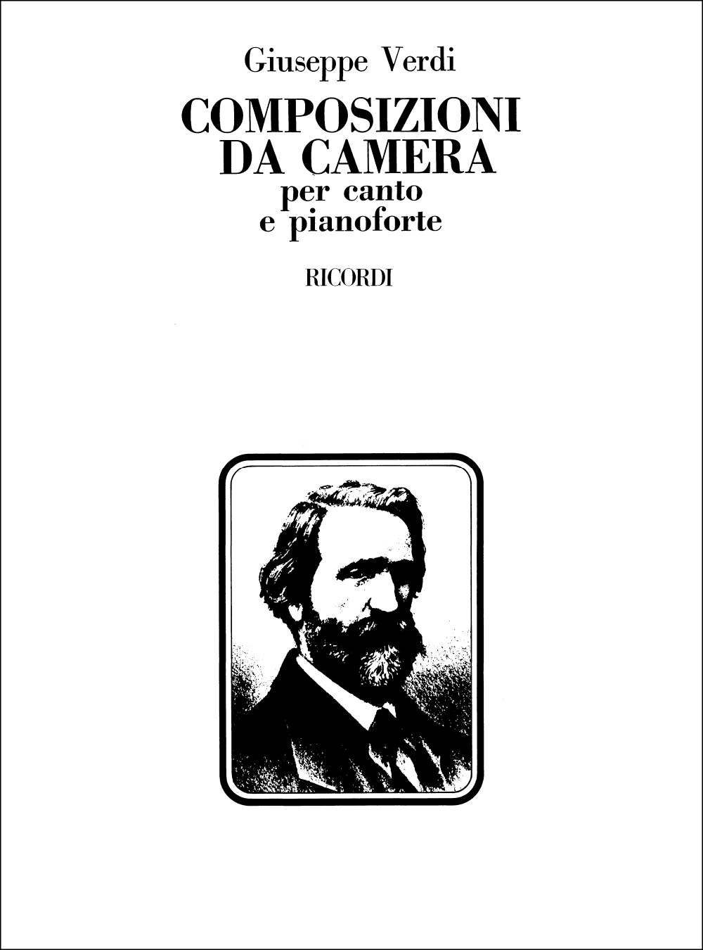 Cover: 9790041233819 | Composizioni Da Camera | Giuseppe Verdi | Buch | 1984 | Ricordi