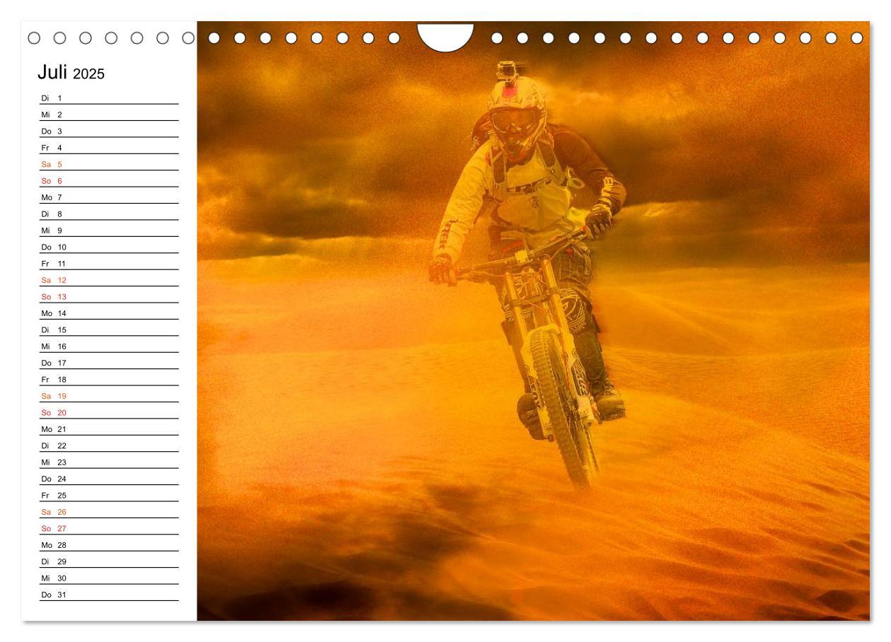 Bild: 9783435488247 | Mountainbike Trails (Wandkalender 2025 DIN A4 quer), CALVENDO...