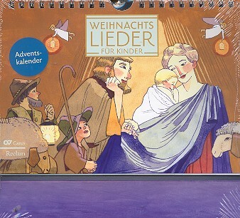 Cover: 9783899482157 | Kalender Weihnachtslieder für Kinder Adventskalender zum Aufstellen...