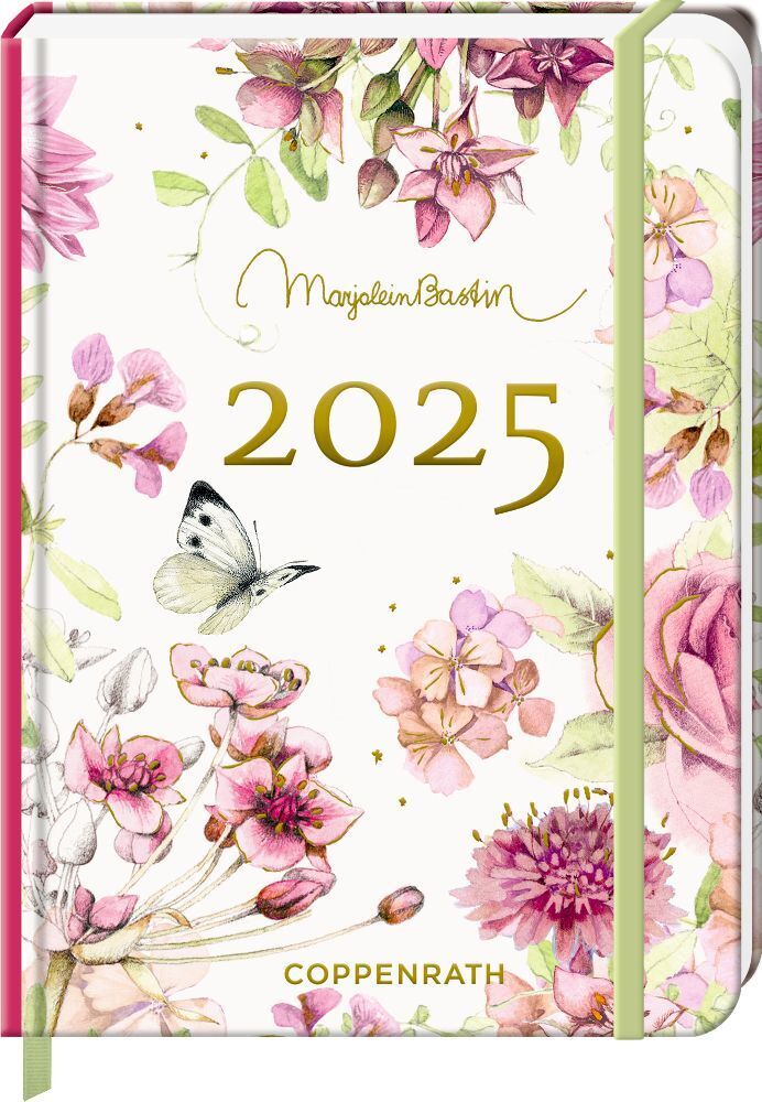 Cover: 4050003955223 | Kleiner Wochenkalender | Mein Jahr 2025 - Marjolein Bastin - rosa