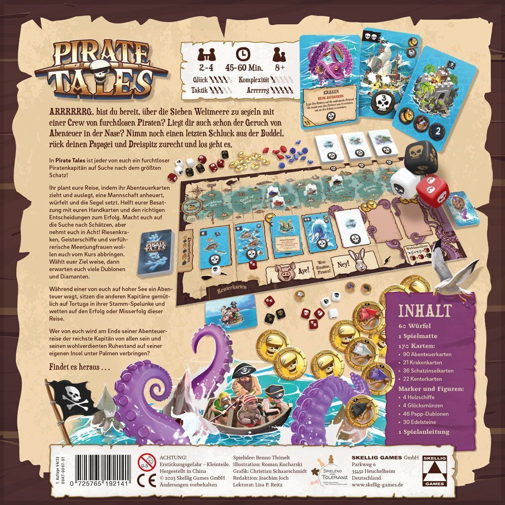 Bild: 725765192141 | Pirate Tales | Benno Thönelt | Spiel | Karton geschlossen | 1476-1635