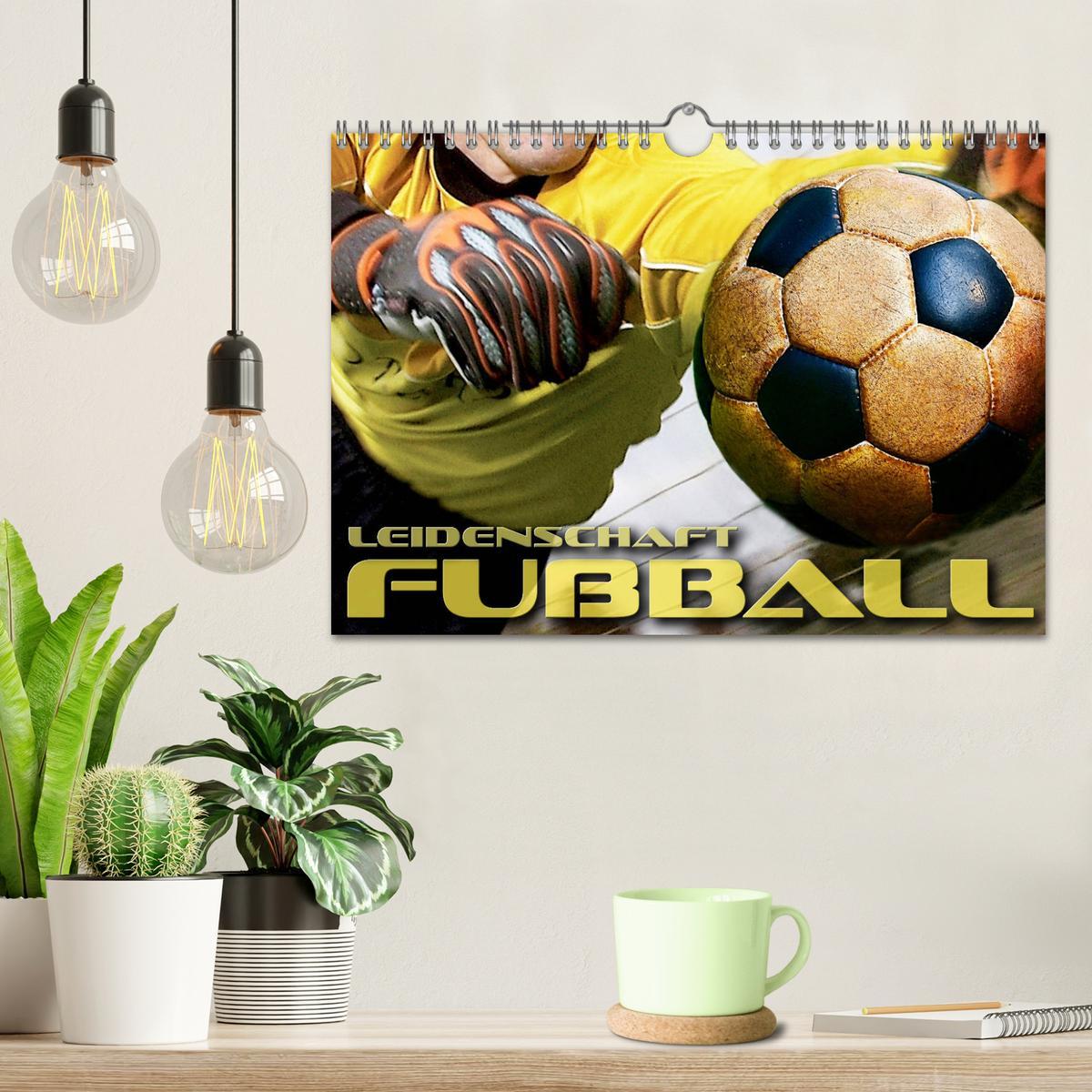 Bild: 9783435327164 | Leidenschaft Fußball (Wandkalender 2025 DIN A4 quer), CALVENDO...