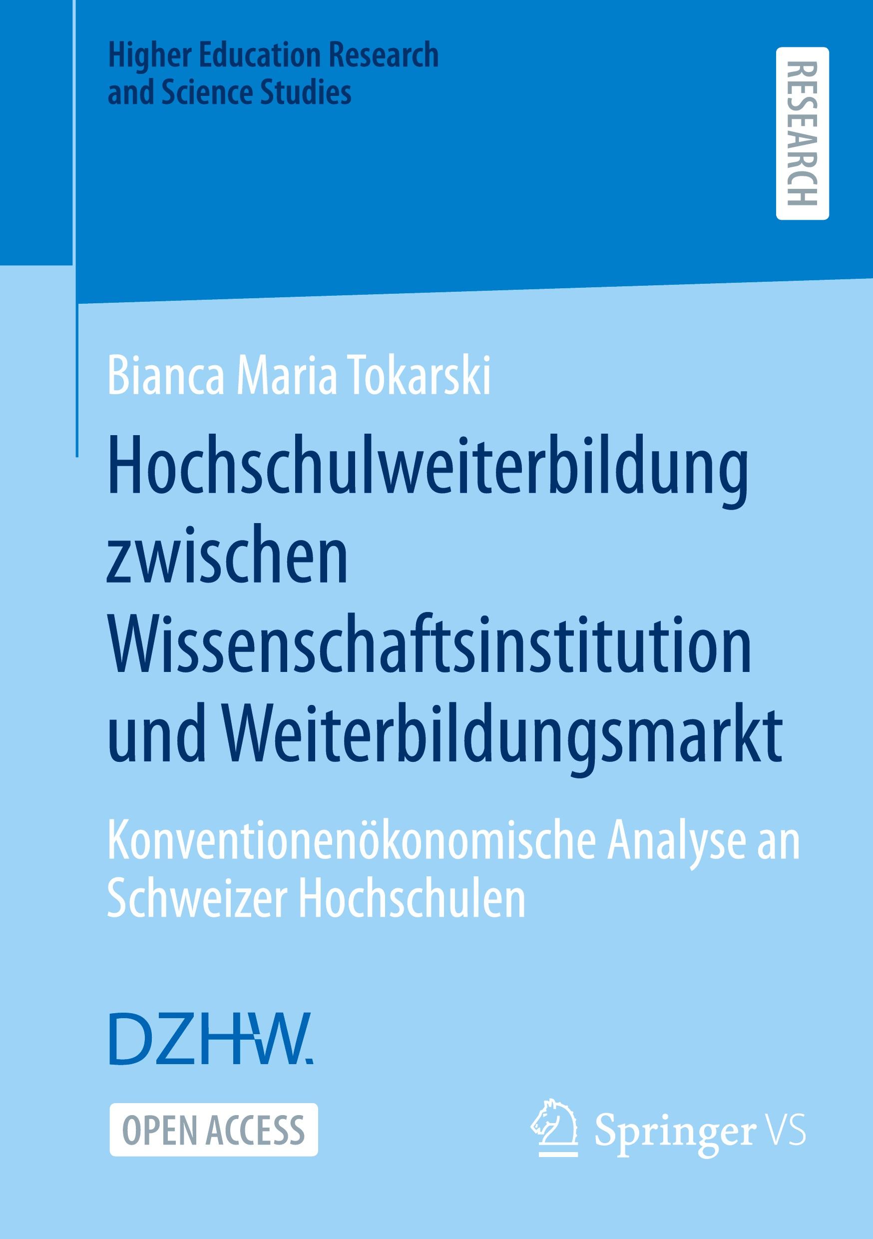 Cover: 9783658437800 | Hochschulweiterbildung zwischen Wissenschaftsinstitution und...