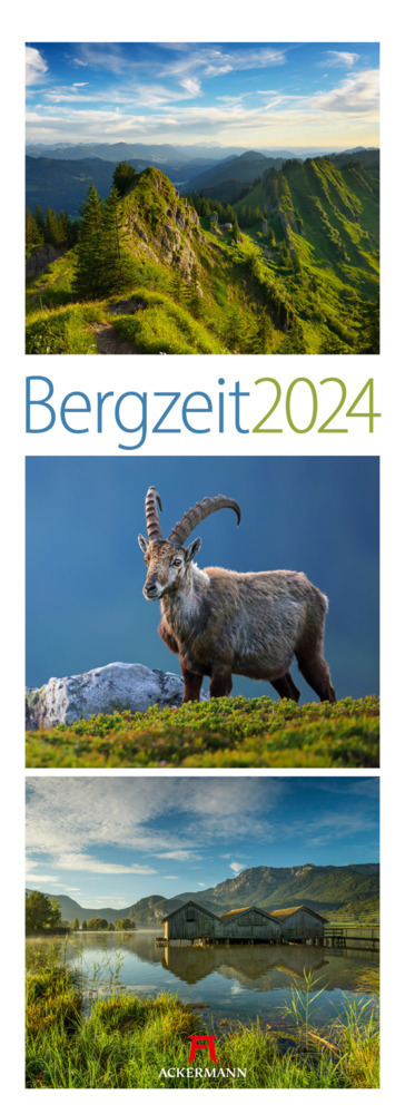 Cover: 9783838424217 | Bergzeit Triplet-Kalender 2024 | Ackermann Kunstverlag | Kalender