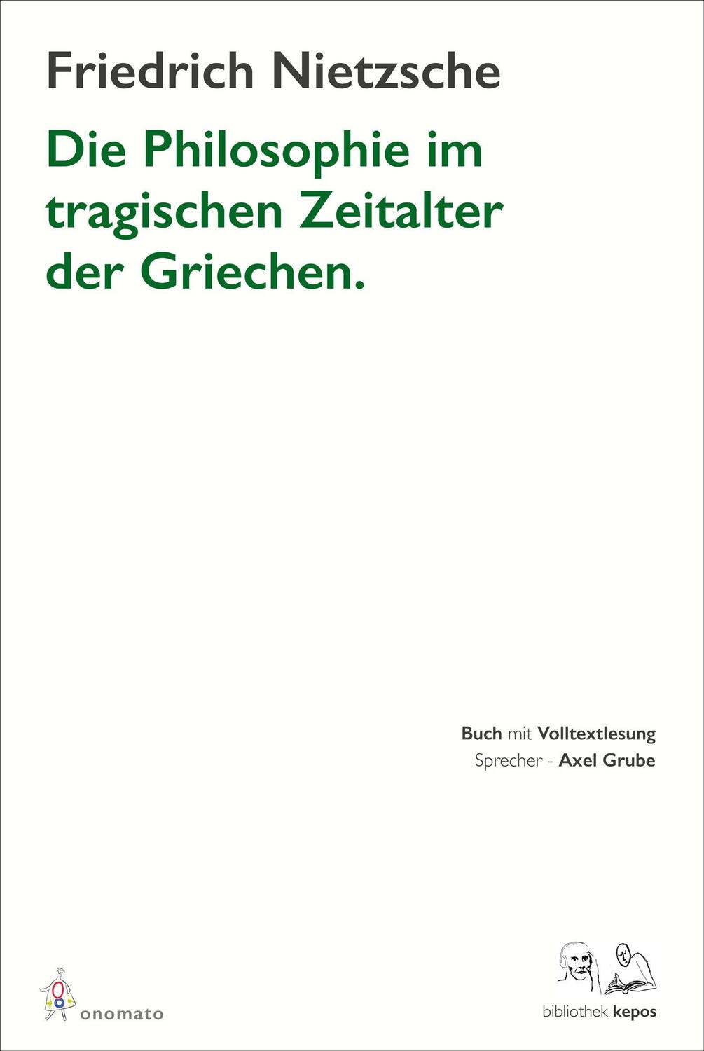 Cover: 9783944891897 | Die Philosophie im tragischen Zeitalter der Griechen | Taschenbuch