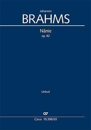 Cover: 9790007251352 | Nänie (Klavierauszug) | op. 82,1880, Dt/engl | Johannes Brahms | 24 S.