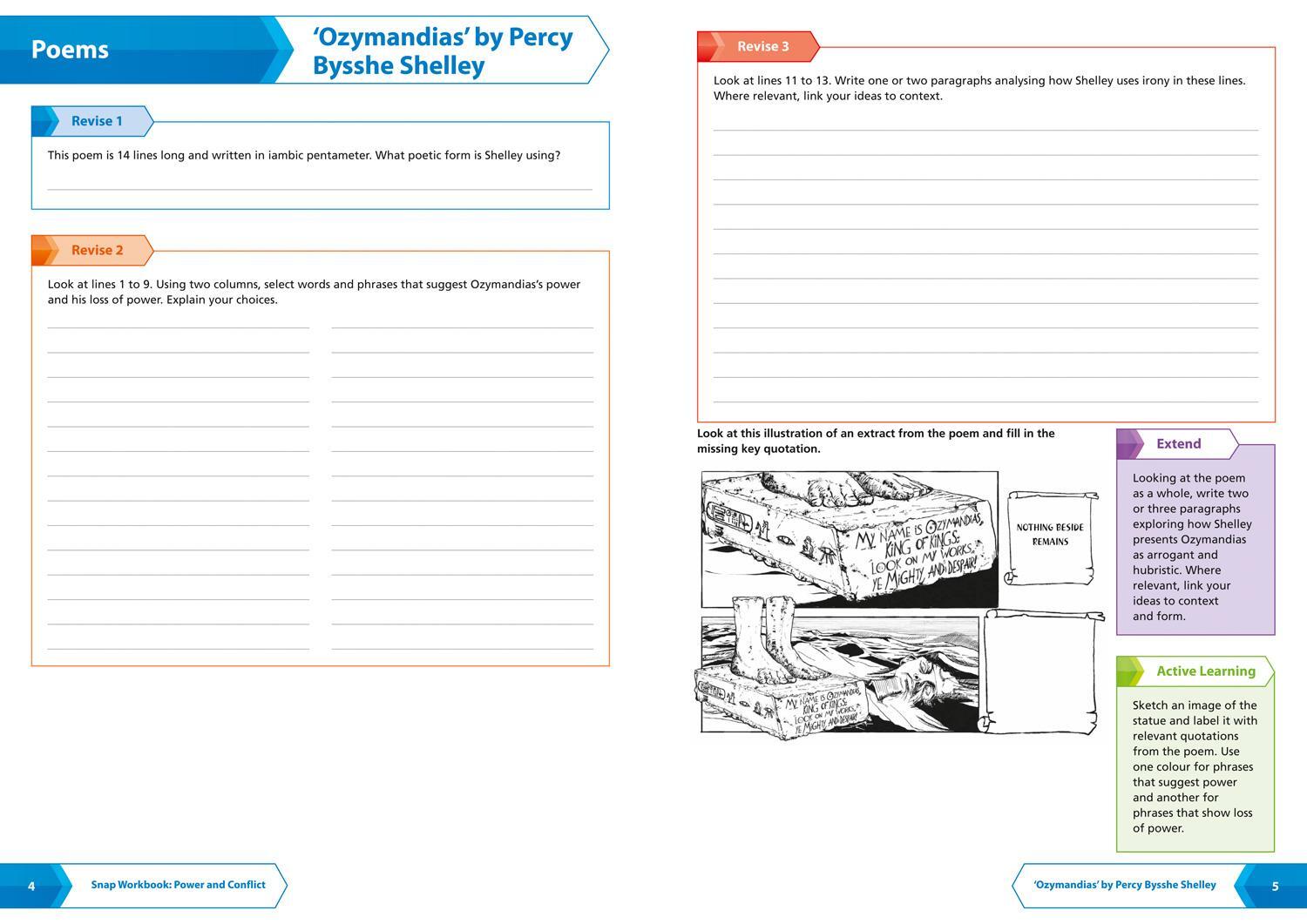 Bild: 9780008355302 | AQA Poetry Anthology Power and Conflict Workbook | Collins Gcse | Buch