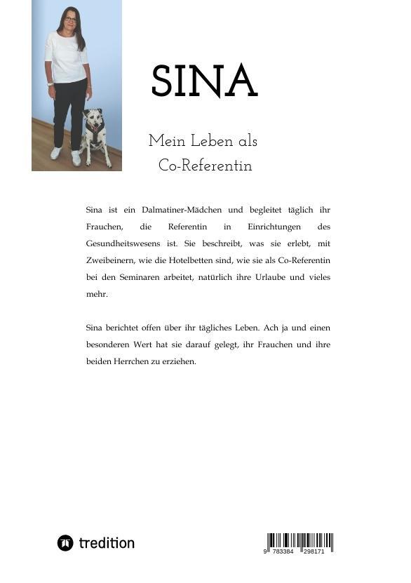 Rückseite: 9783384298171 | Sina | Mein Leben als Co-Referentin | Margarete Stöcker | Taschenbuch