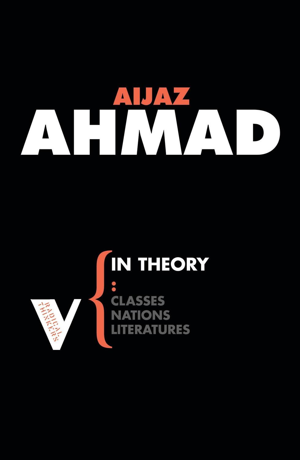 Cover: 9781844672134 | In Theory: Nations, Classes, Literatures | Aijaz Ahmad | Taschenbuch