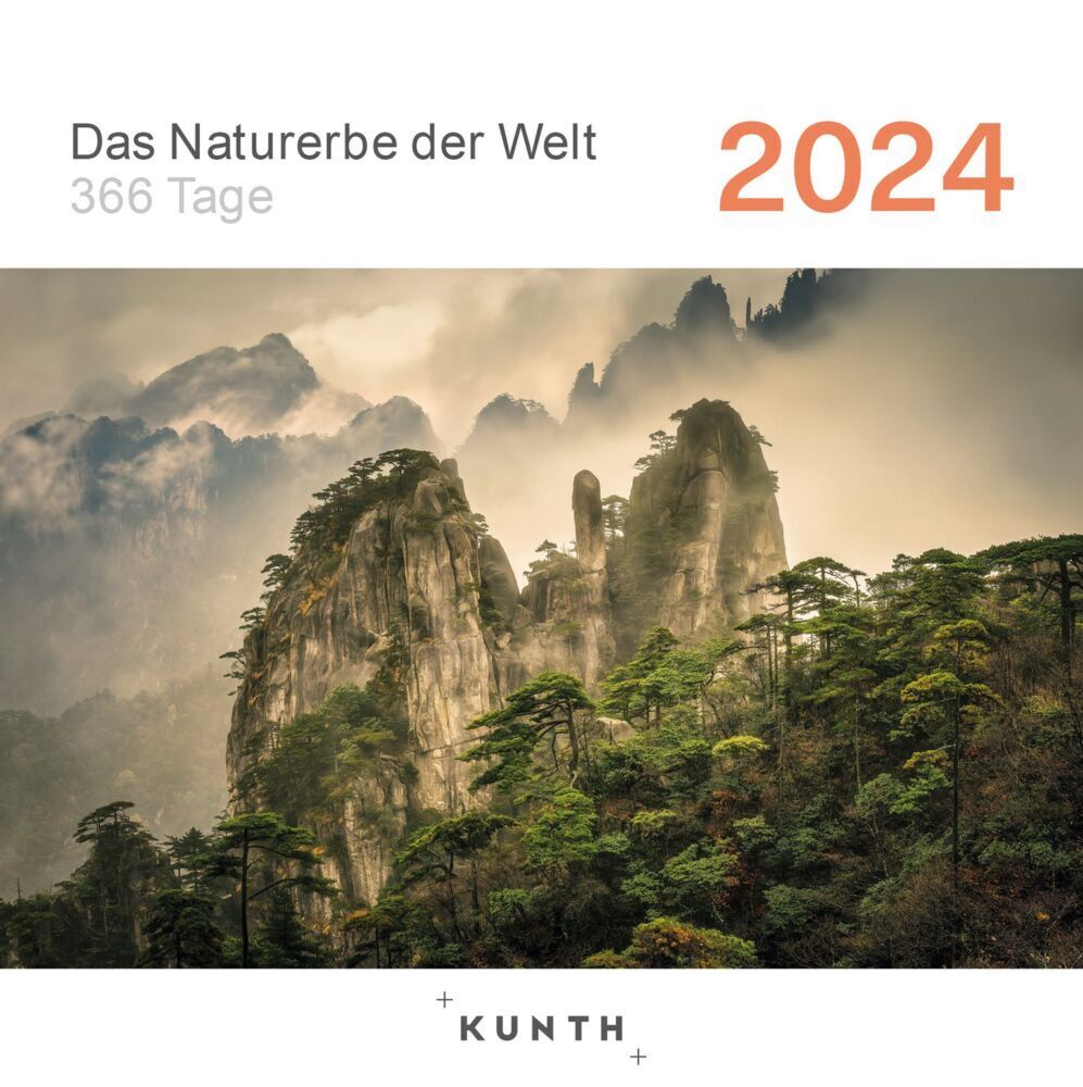 Cover: 9783965912922 | Das Naturerbe der Welt - KUNTH 366-Tage-Abreißkalender 2024 | Kalender