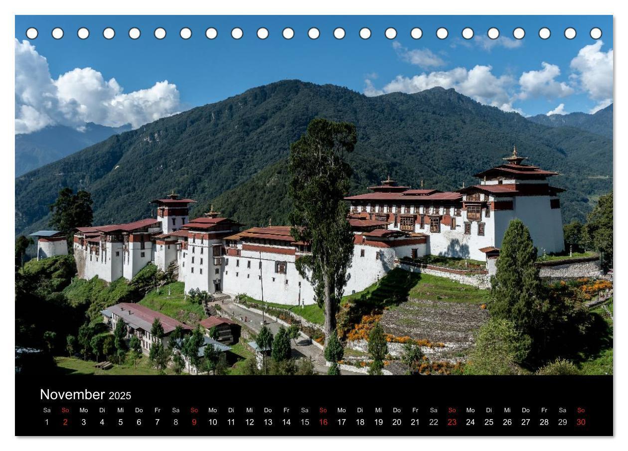 Bild: 9783435635740 | Bhutan - Reise durch das Land des Donnerdrachens (Tischkalender...