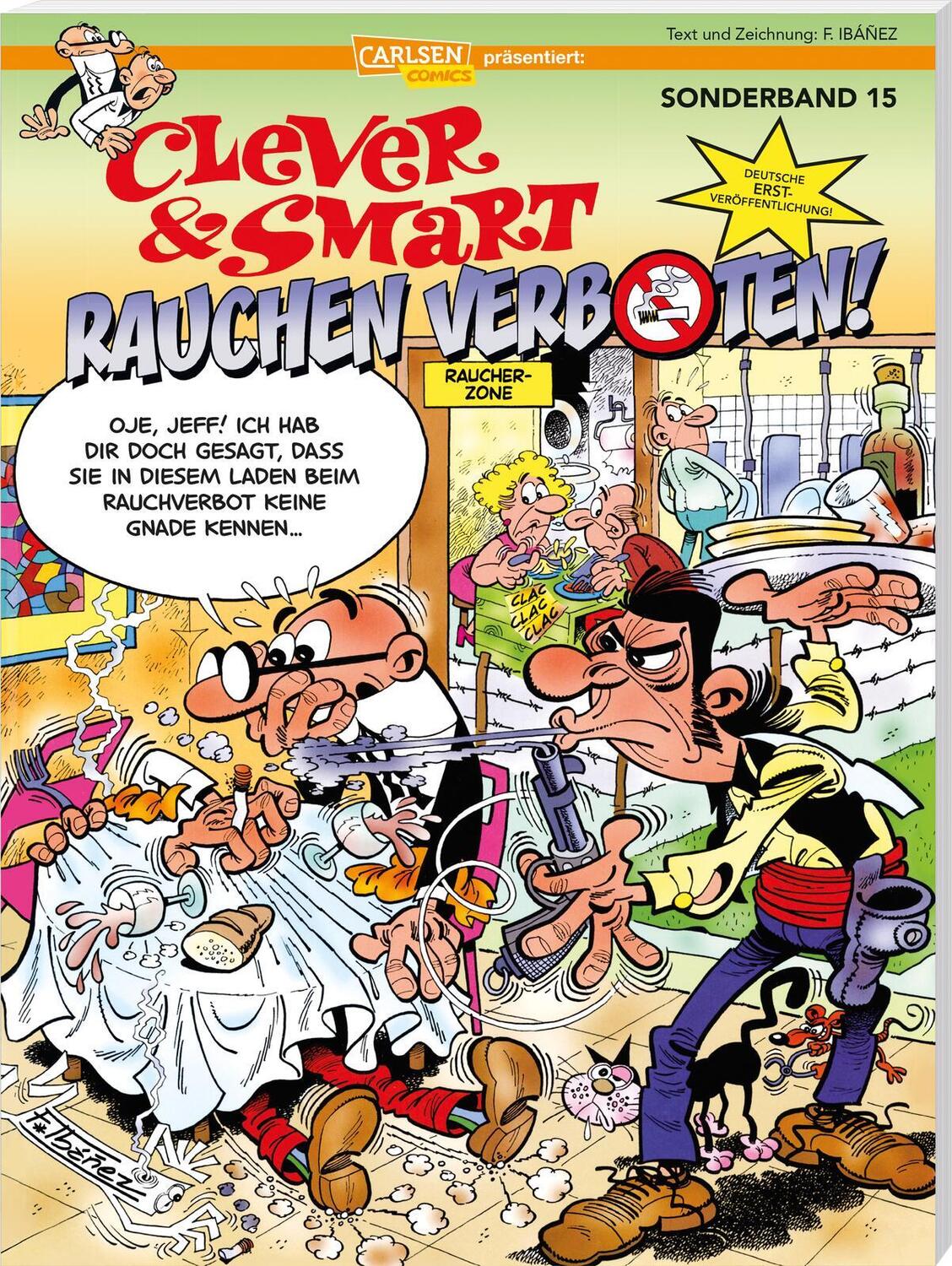 Cover: 9783551792099 | Clever und Smart Sonderband 15: Rauchen verboten! | Francisco Ibáñez