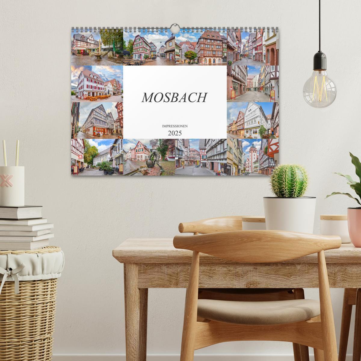 Bild: 9783435178261 | Mosbach Impressionen (Wandkalender 2025 DIN A3 quer), CALVENDO...