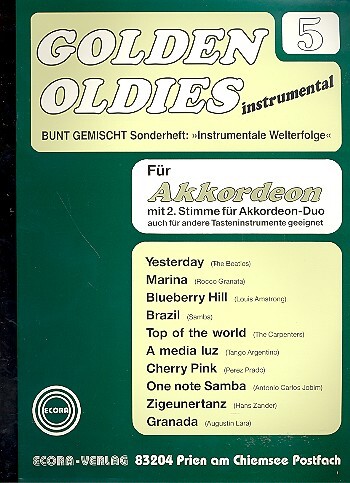 Cover: 9990050798815 | Golden Oldies Band 5 für Akkordeon Solo, Duo oder andere...